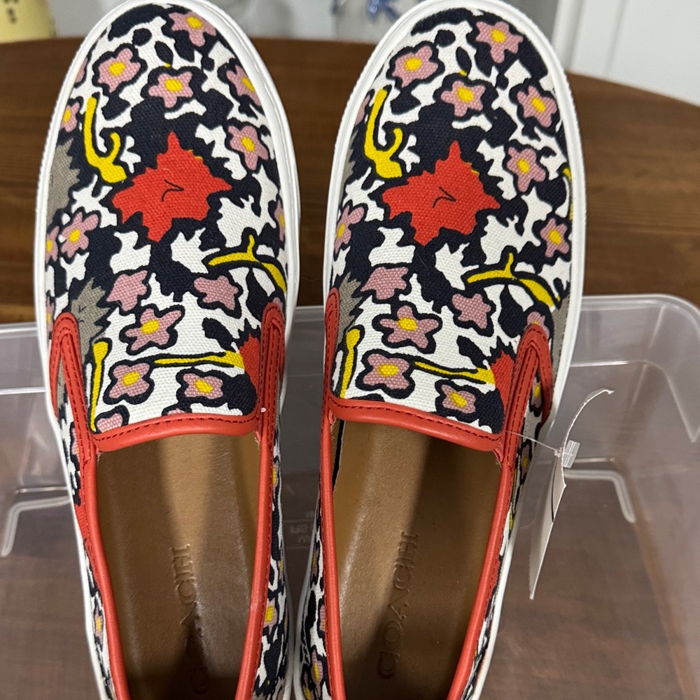 Coach Floral Slip-On Sneakers -NWT
